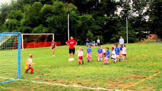 Hannah Scores A Goal