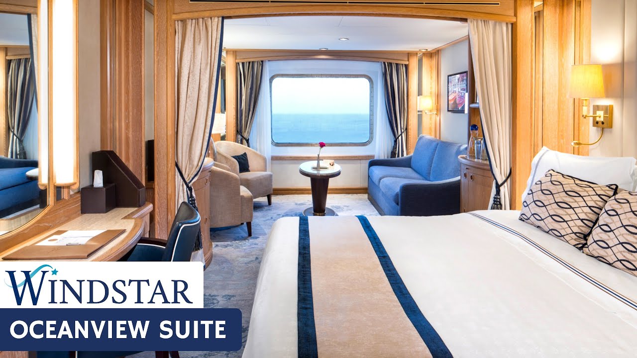Windstar Star Breeze Oceanview Suite Tour & Review 4K Windstar