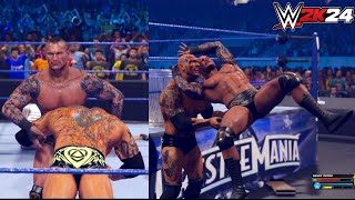 WWE 2k24 - Randy Orton vs Batista: Extreme Rules Match|WrestleMania 25