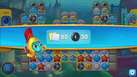 Fishdom 1302 Level - NO BooSTERS