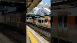 JR多治見駅で、３１５系発車瞬間映像　２０２４年３月３日撮影