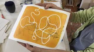 Monoprints with Lines