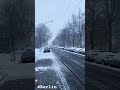 Snow berlin street