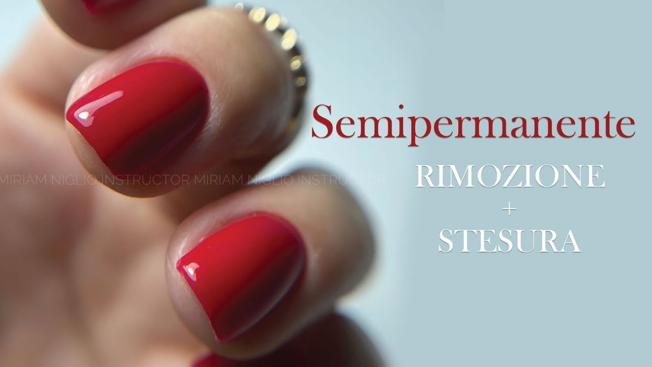 SEMIPERMANENTE: rimozione+stesura