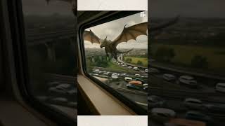 terlihat naga dari jendela kereta #trending #youtube #video #short #funny #ai