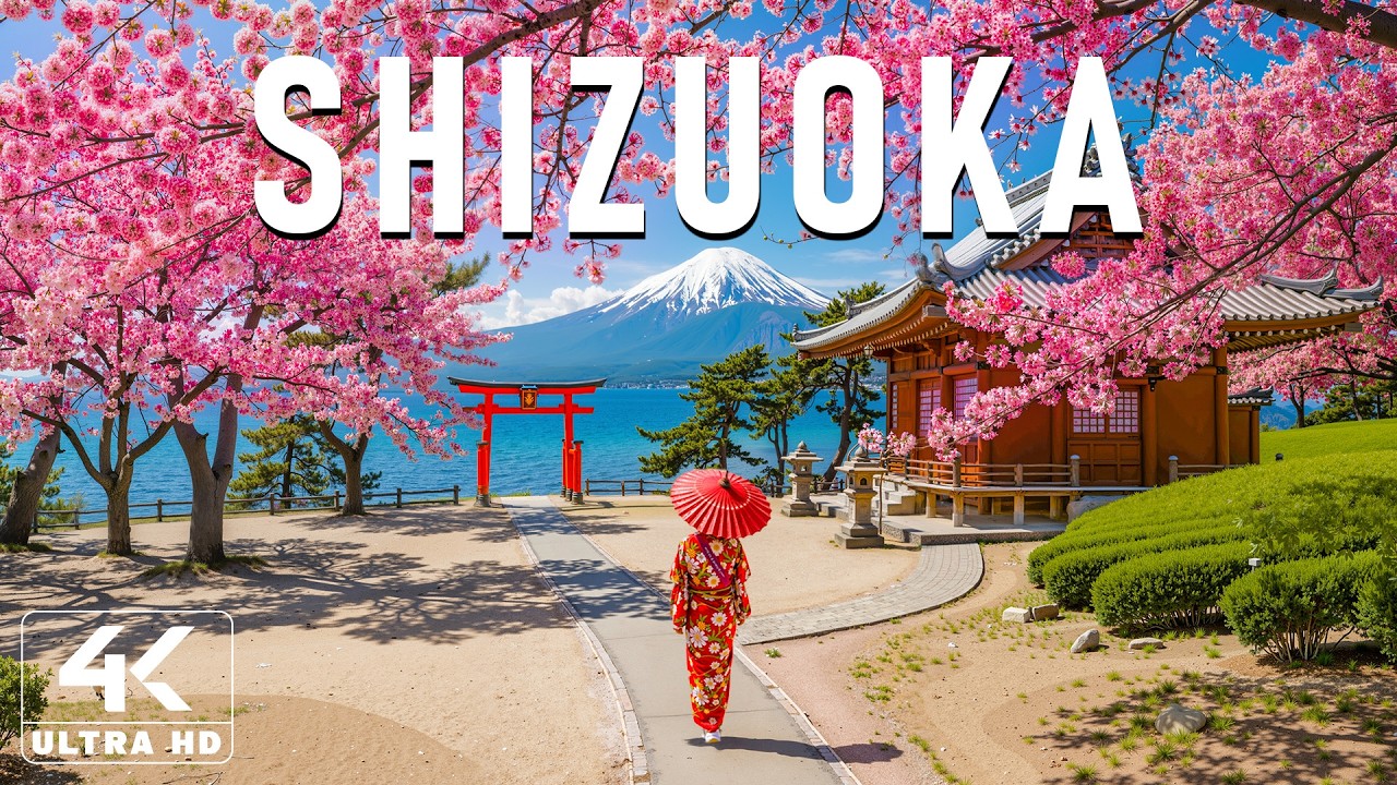 Spring in Shizuoka 4K 🌸 Discover Cherry Blossoms, Historic