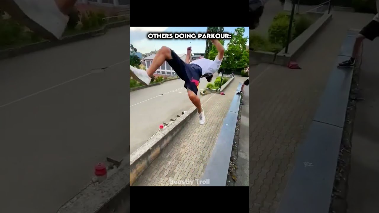 Others Doing Parkour Vs This Guy 