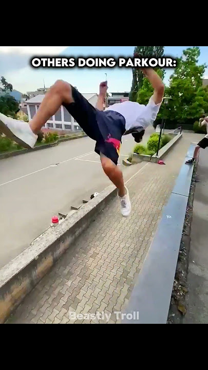 Others Doing Parkour vs This Guy😲