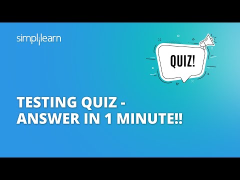 Testing Quiz -