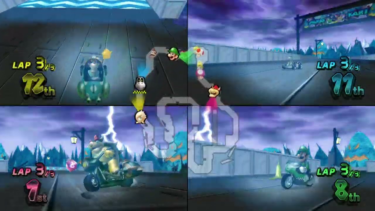 Mario Kart Wii Custom Tracks ✦ 4 Players #487