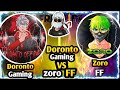 Duronto Gaming 🇧🇩 vs Zoro ff 🇲🇦। nice game play। reaction by hunter 69...