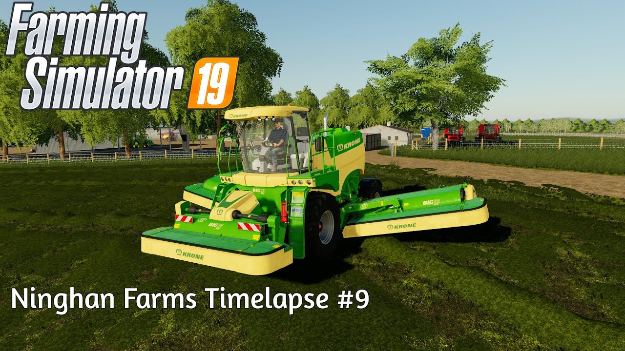 Ninghan Farms Timelapse #9 | Fertilizing, Buying Animals And Mowig Grass | Farming Simulator 19