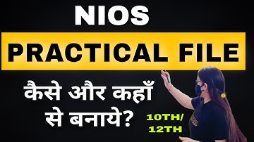 How to make nios practical file Live Demo | Solved Practical file pdf  | Nios Practical Exam
