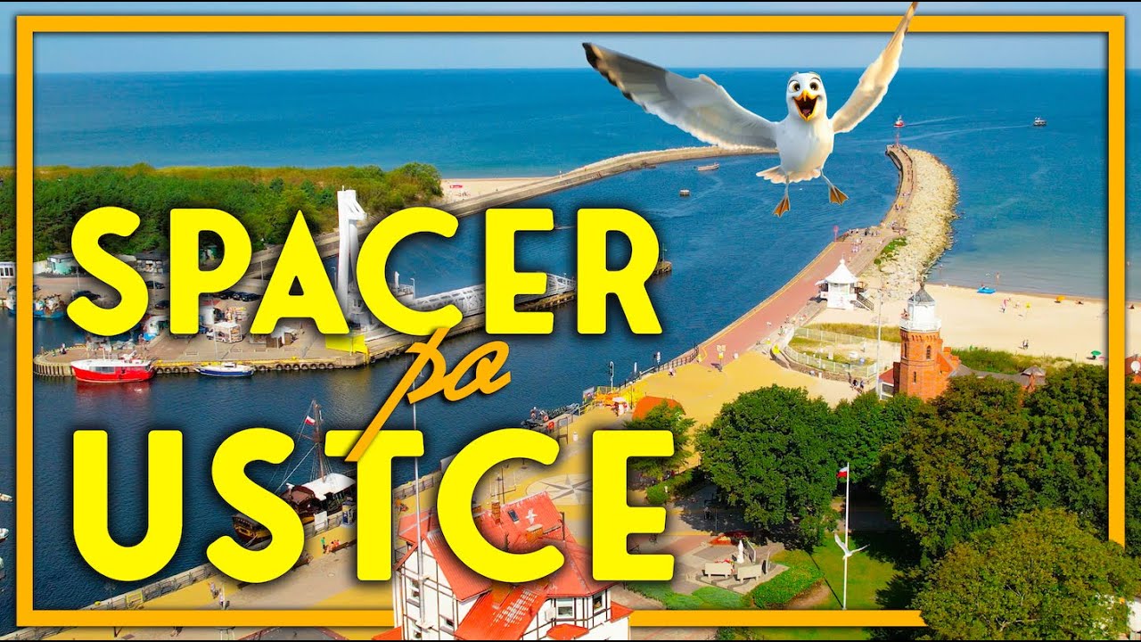 USTKA - SPACER PO MIEŚCIE ☀️ Port, promenada, plaża i atrakcje nad Bałtykiem. Wakacje w Ustce 2024