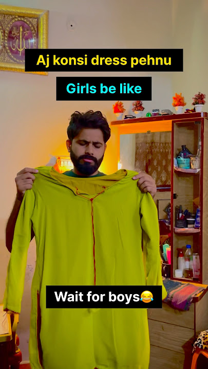 Bagaimana anak perempuan dan laki-laki memilih gaun mereka😂 #celanapendek #shortsfeed #lucu