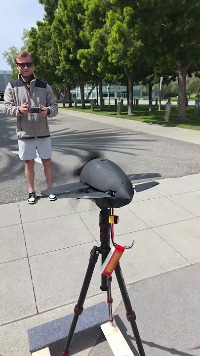 This drone is 'throw and forget'