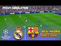 Real Madrid vs Barcelona  | UEFA Champions League | Who Will Win? 🔥