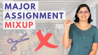 When to Remove a Major Assignment from Your Course (or Tweak It)