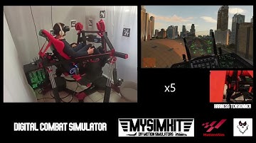 6DOF Dynamic motion simulator  | DCS : Dubaï in F16