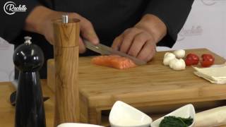 PizzaGrill-Rezept: Lachs Flammkuchen