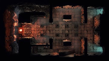 Animated Dungeon Maps - DEVIL WORSHIP TEMPLE battle maps preview