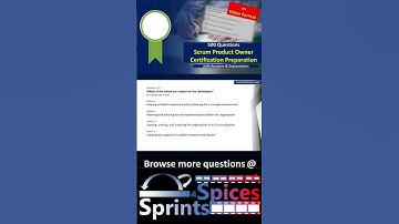 Product Owner Certification Question 251 #agile #scrum #scrumcertification  #scrumpo #pspoquestions