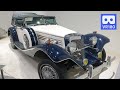 3D VR 180 Mercedes Benz 540K Baron 1936 Inline 8 Cylinder 3669cc Classic Car