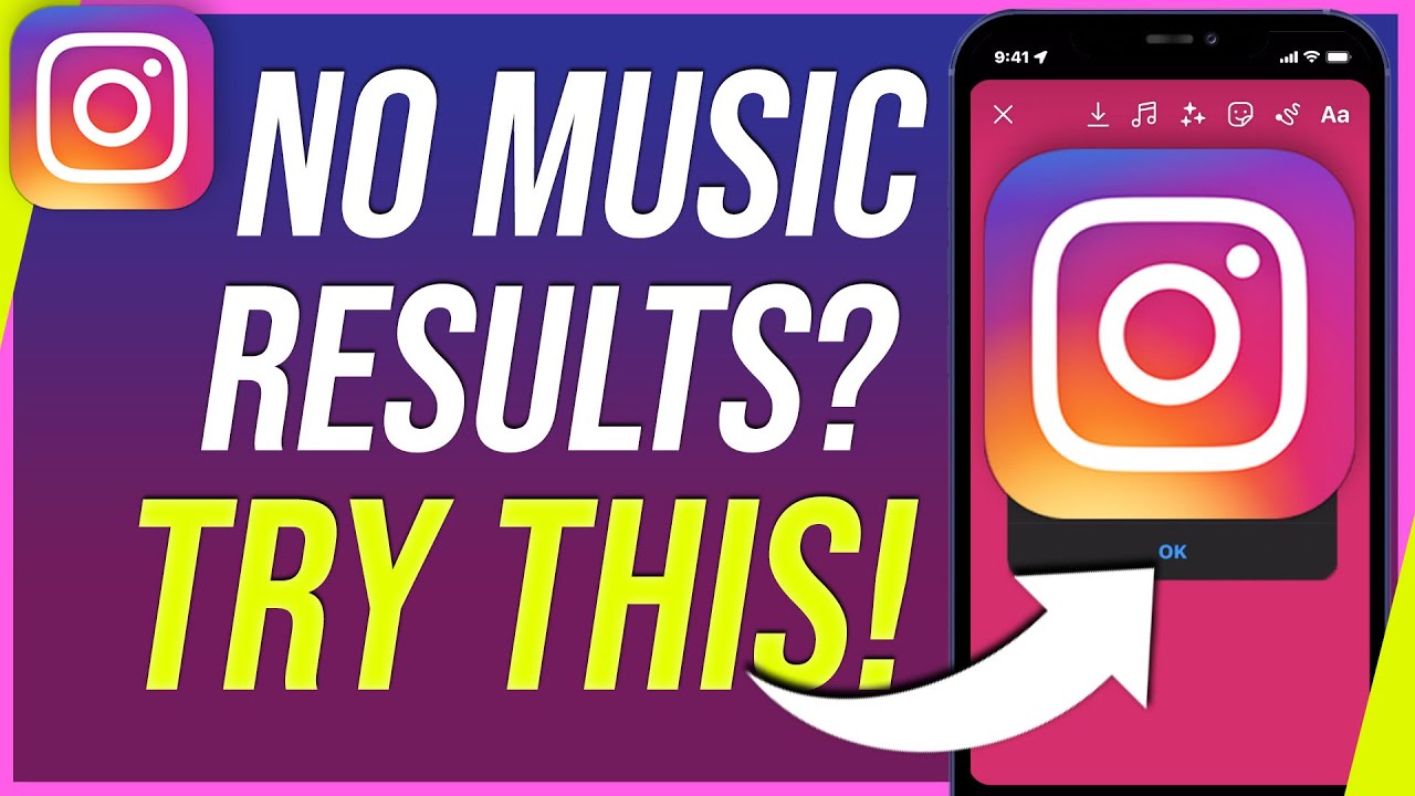 No Music Results Found in Instagram Story   This is the Fix