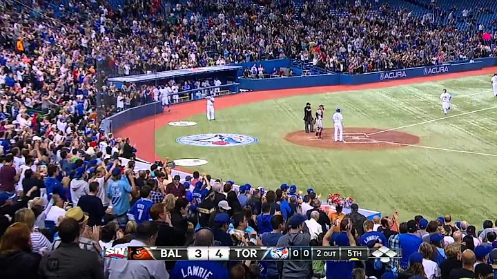 2013/05/23 Arencibia's two-run homer