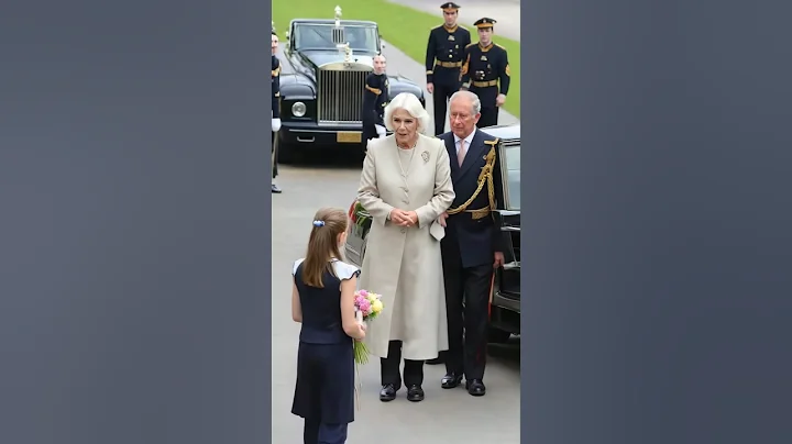 Camilla ignores Charlotte welcome gift and angry #camilla #kingcharles #charlotte #royal