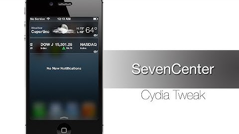 SevenCenter Jailbreak Tweak: Hands-on - iPhone Hacks