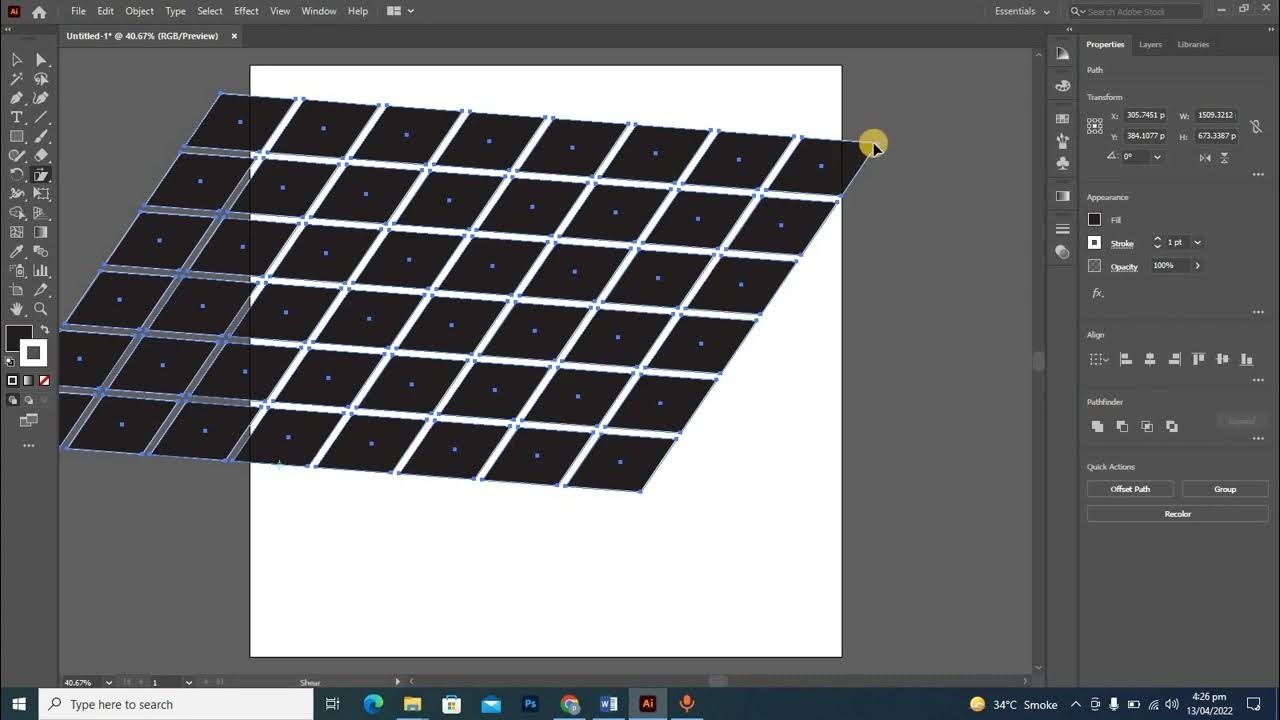 How to Use Scale toolShear ToolReshape Tool I Adobe Illustrator 2020