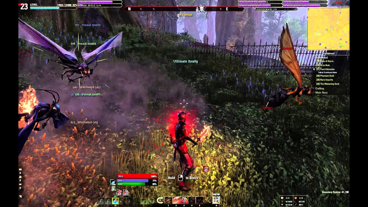 TESO: Testing AoE #2 (Nightblade)