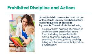 Video 11: Behavior and Guidance,  Prohibited Discipline, and  Physical Restraint