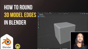 Blender tip: How to Round Edges of a 3D model  - For Beginners
