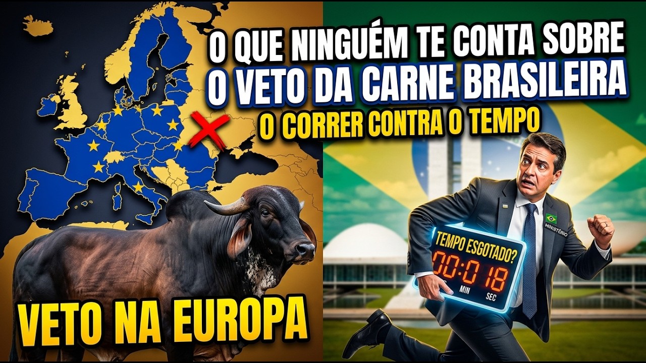 União Europeia formaliza veto à carne brasileira e prazo para reversão se esgota em setembro