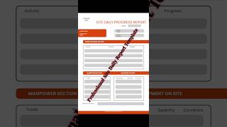 Professional Construction Daily Report Template now available. Link in Comment section