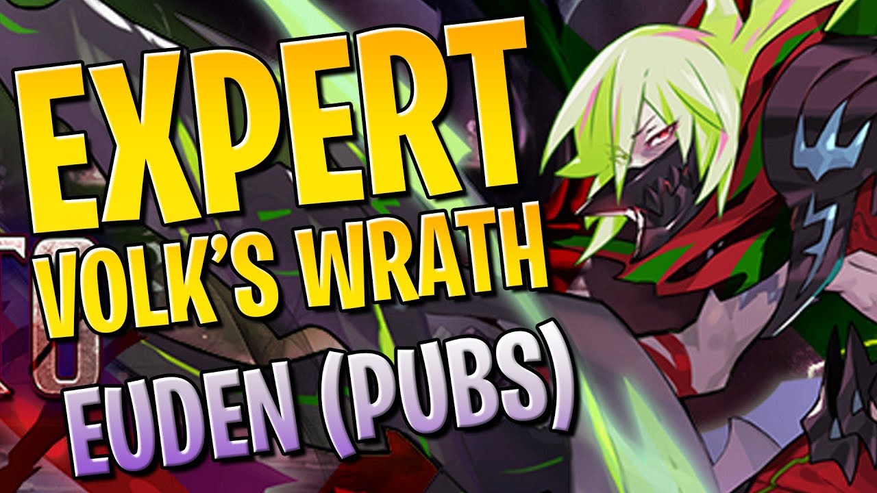 EXPERT Volk s Wrath Euden POV My First Clear Pubs Dragalia Lost 