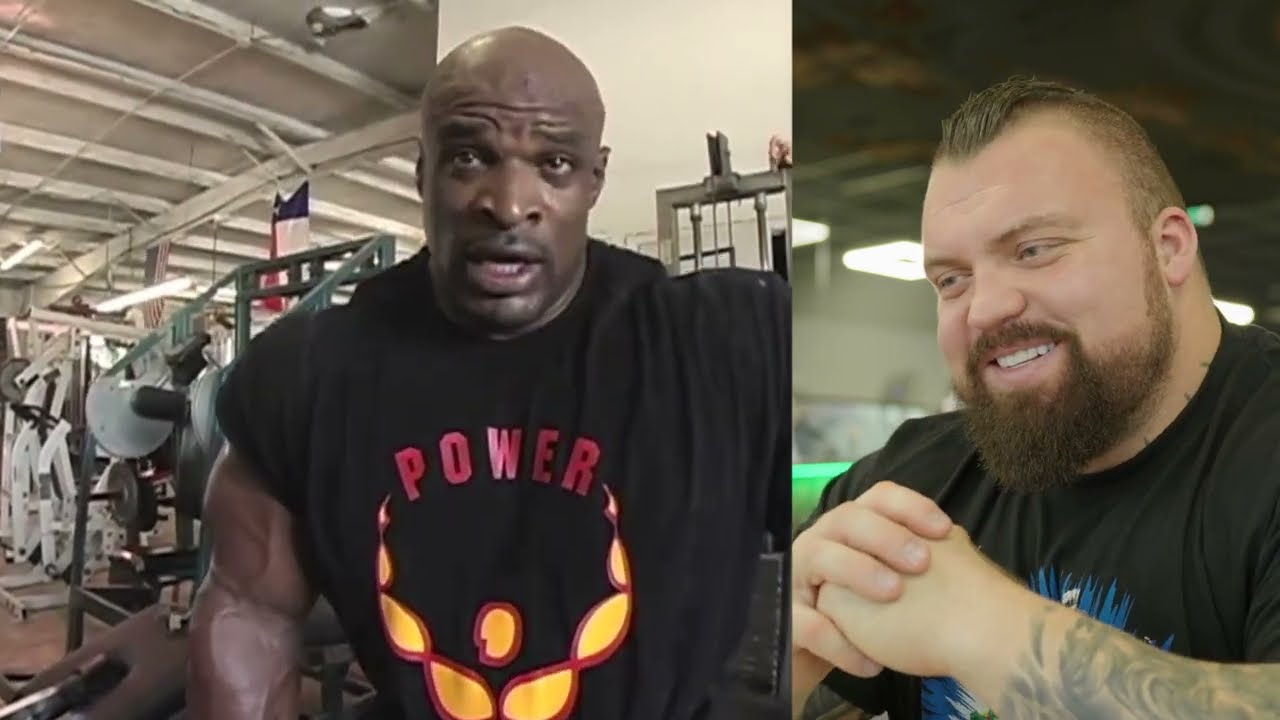 Ronnie Coleman Lifts Huge Weights | Eddie Hall