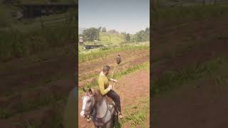 INSANE RDR2 Gameplay! EPIC Bounty Hunt Escape Rope Capture Escort by Lawmen CRAZY #shorts #gaming