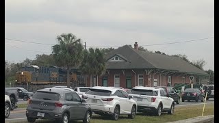 CSX freights, Dade City Florida, 1-28-2023