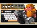 (Telly Bridging) Bedwars ASMR Keyboard &amp; Mouse Sounds | Hypixel Bedwars