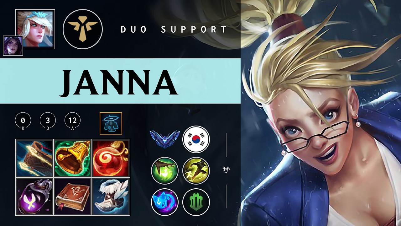Janna Support vs Braum - KR Diamond Patch 26.03