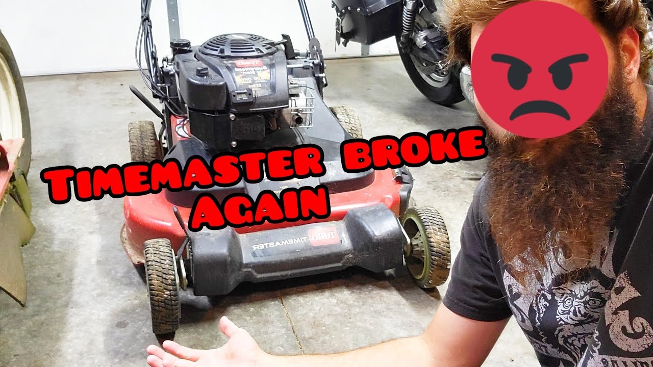 Installing Caster Wheels On Toro Timemaster 30 Mower