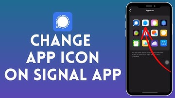 How to change app icon on signal app