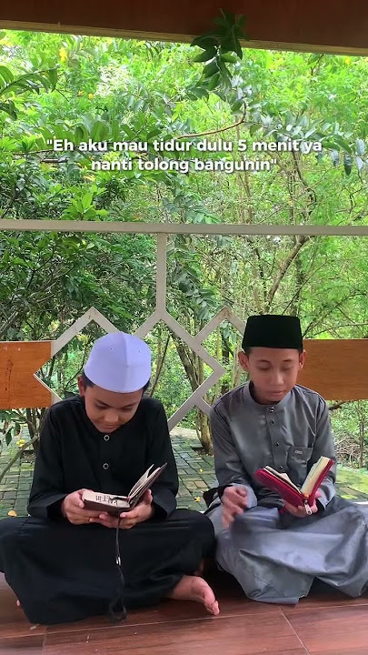 Siapa nih yang kalau bilang bangunin 5 menit lagi ujung-ujungnya malah kebablasan sampe nggak bangun
