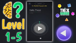Think Harder level 1-5 | all parts gameplay walkthrough solution