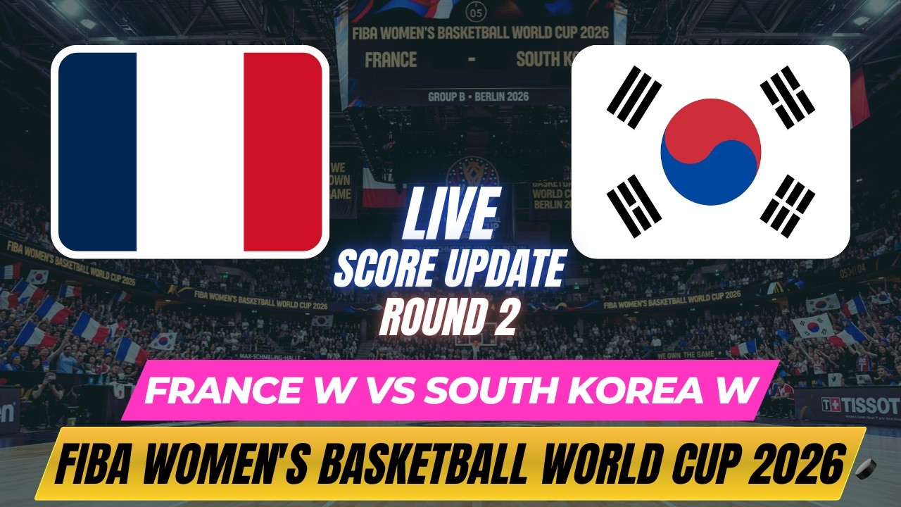 France Vs South Korea | Round 2 | FIBA Women's Basketball World