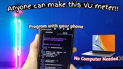 Make Your Own VU meter / All you need is a Phone and OTG #vumeter #diy #led