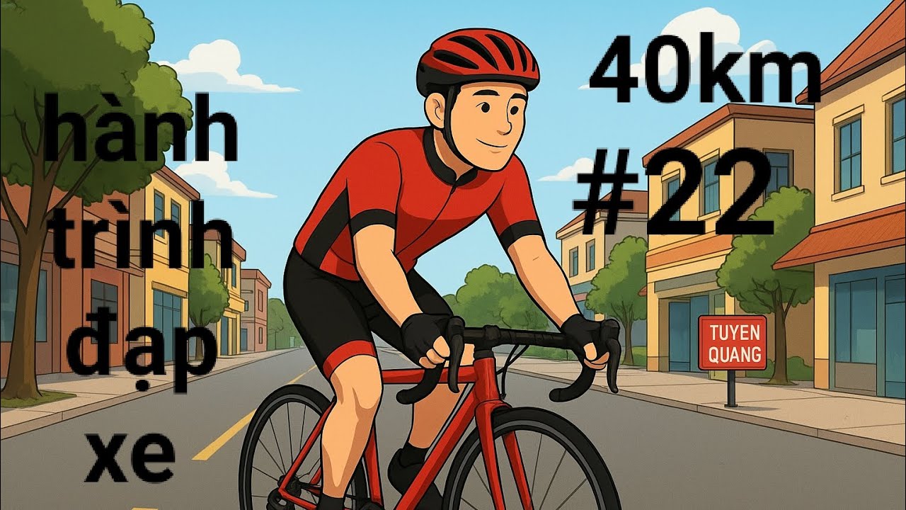 Hành trình đạp xe 40km trong 30 NGÀY A 40km cycling journey in 30 days. 